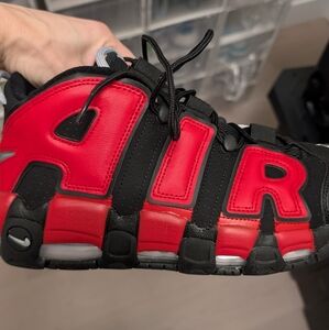 Nike Red and Black Air Sneakers